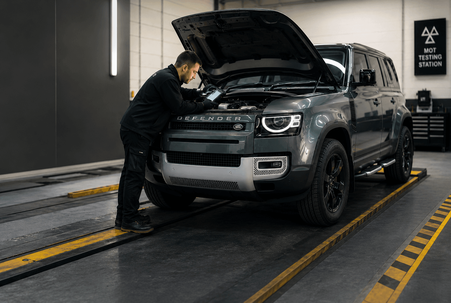 Defender MOT Testing in Richmond